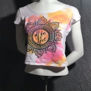 “All For Love” Festival Crop Top